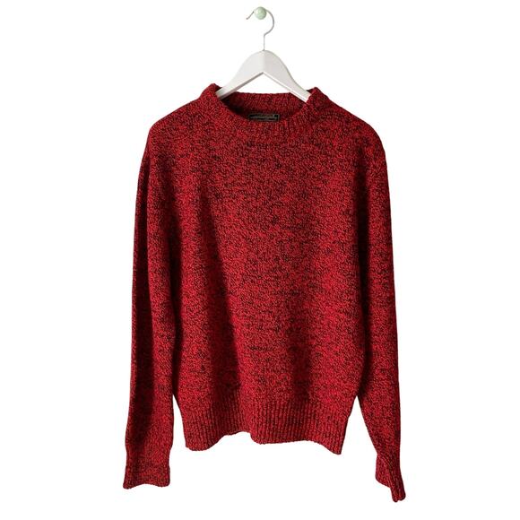 Eddie Bauer Other - Eddie Bauer Vintage Red Wool Blend Sweater Size Medium